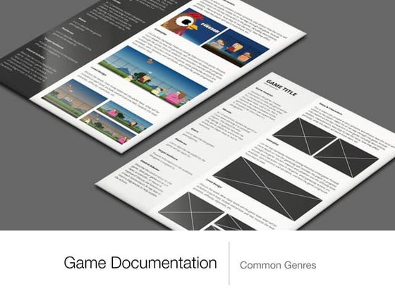 Game design document template for serious games | PDF