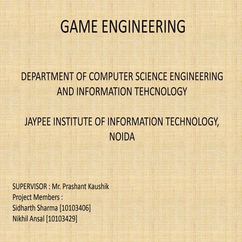 Game engineering_Tappy plane - jiit13-14