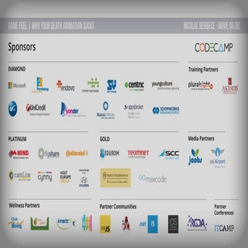 Game feel   why your death animation sucks (nicolae berbece)