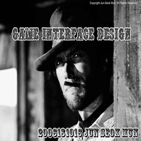 Game interfacedesign