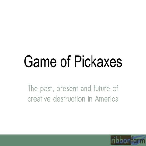 Game of Pickaxes