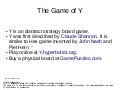 Game of Y