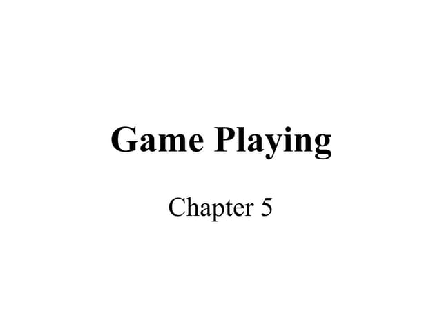 Game playing.ppt