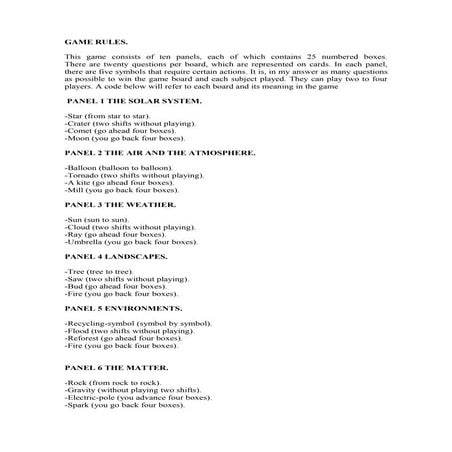 Game rules | DOC
