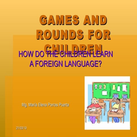 Games And Rounds For Children