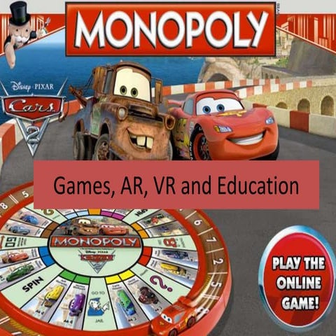 Games, ar, vr and education