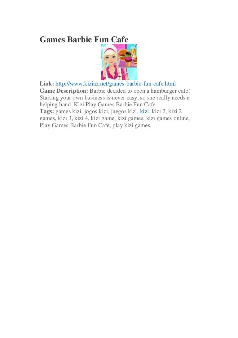 kizi barbie games