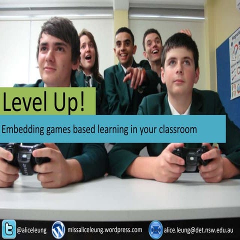 Games based learning inspire innovate conference