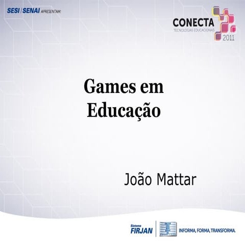 Games em educação