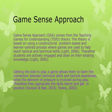 Game Sense | PPTX