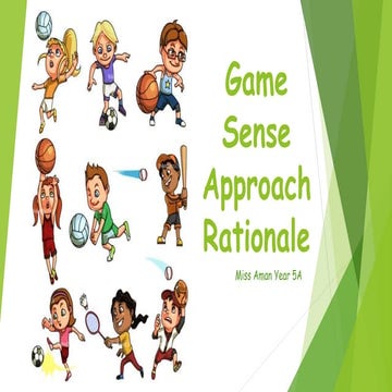 Game sense for parents | PPTX