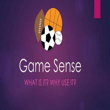 Game sense presentation | PPTX