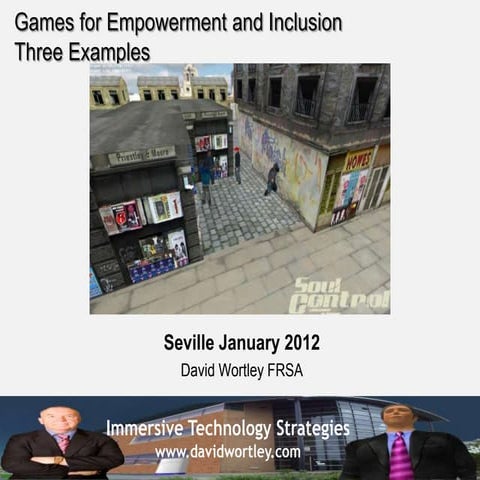Games for empowerment and inclusion case