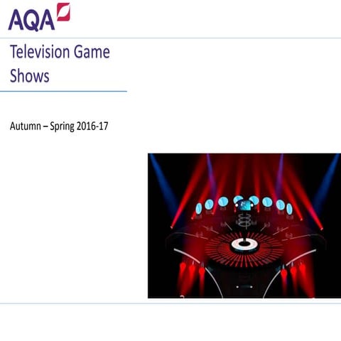 Game shows aqa