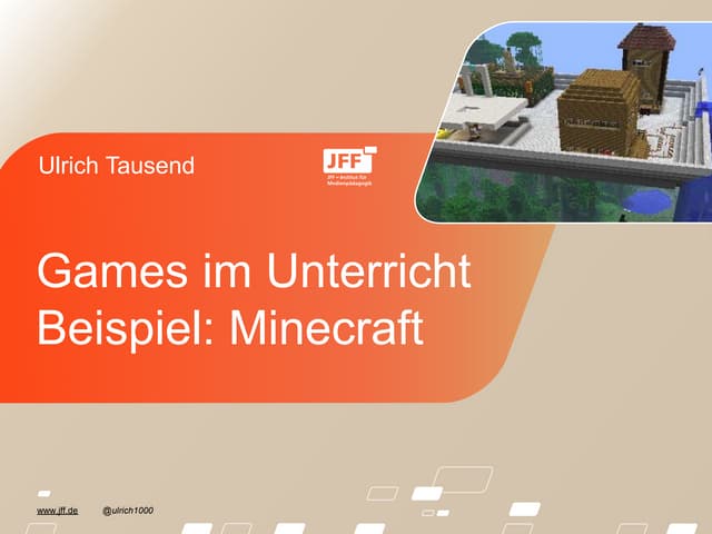 Games im Unterricht - FundaMINT Wor...