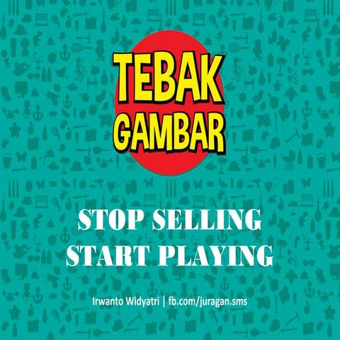 Stop Selling, Start Playing
