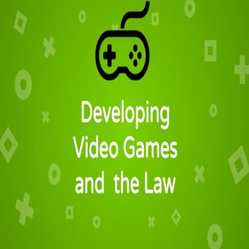 Video Games and Copyright laws