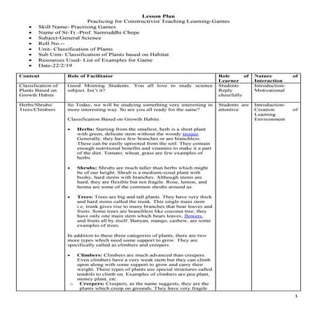 GAmes Lesson Note for the B.Ed., M.Ed. Students and Research Fellow in Educat...