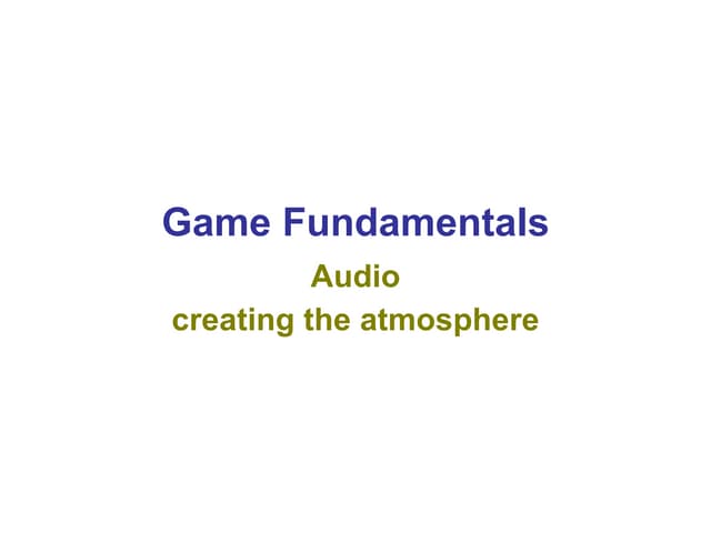 Gamesound
