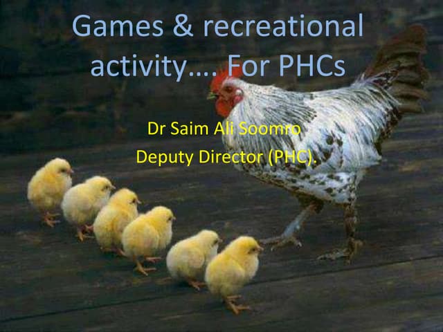 Games & recreational activity in ph
