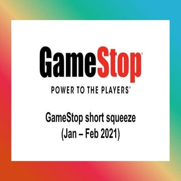 Gamestop crisis