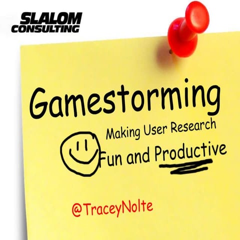 Game Storming Overview- Big Design