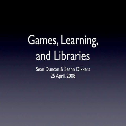 Game Studies   Libraries 2 09