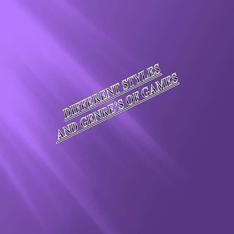 ART/GAME STYLES: (E . ENIOLA O)