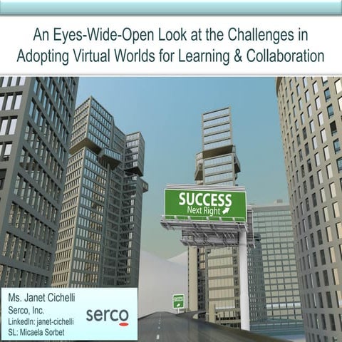Overcoming Barriers to Adoption of Virtual Worlds in Government
