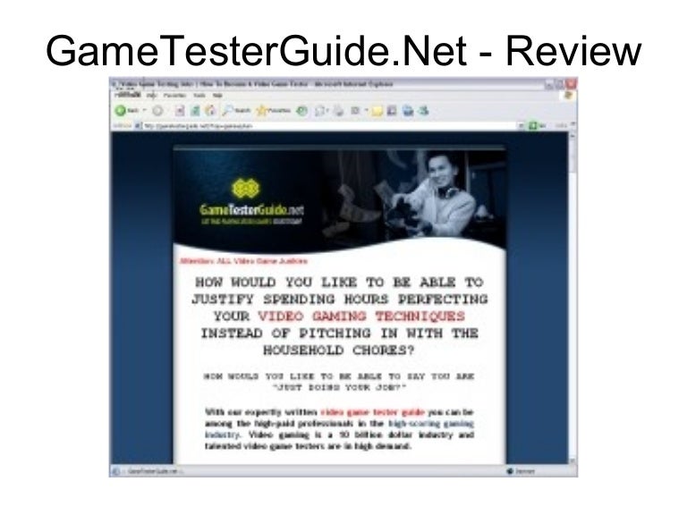 Game Tester Guide Net Review