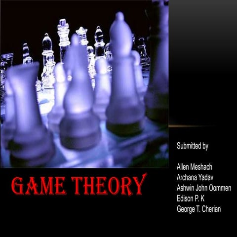 Game theory | PPTX