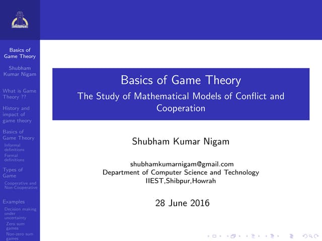 Game theory