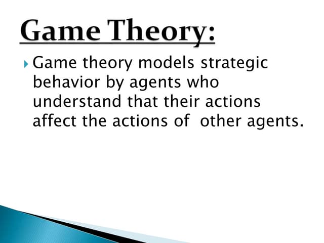 Game theory