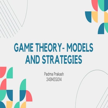 Game theory- models and strategies in evolution | PPT