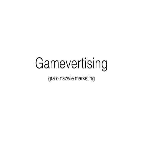 Gamevertising
