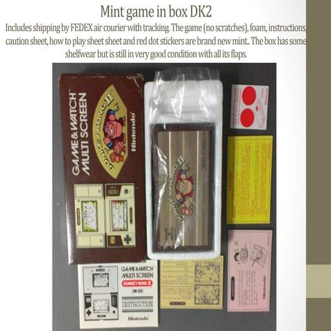 Game & watch for trade