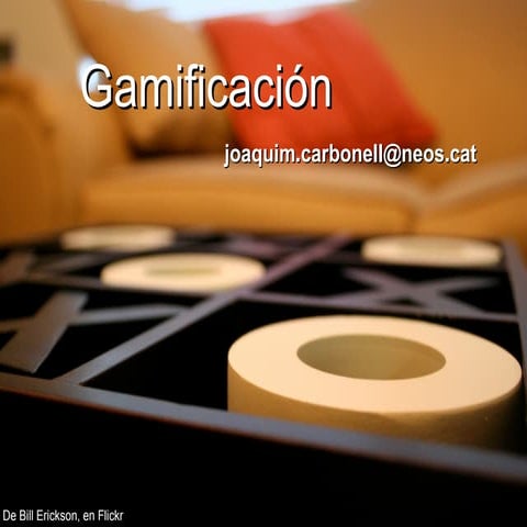 Gamificación aplicada al aprendizaje on line