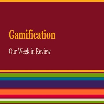 Gamification