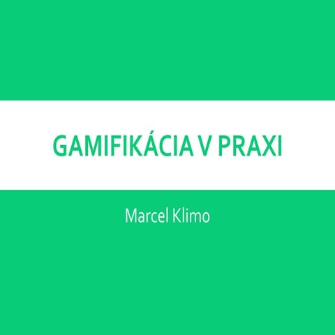 Gamification - Fest Anča 2014