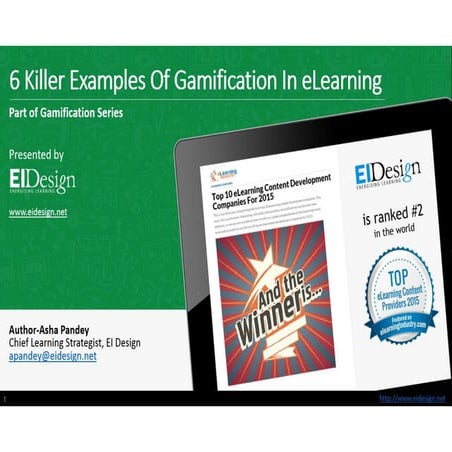  6 Killer Examples Of Gamification In eLearning - EI Design