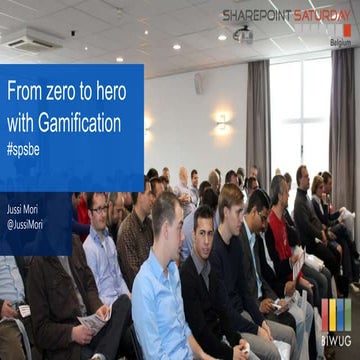 Gamification at SharePoint Saturday Belgium