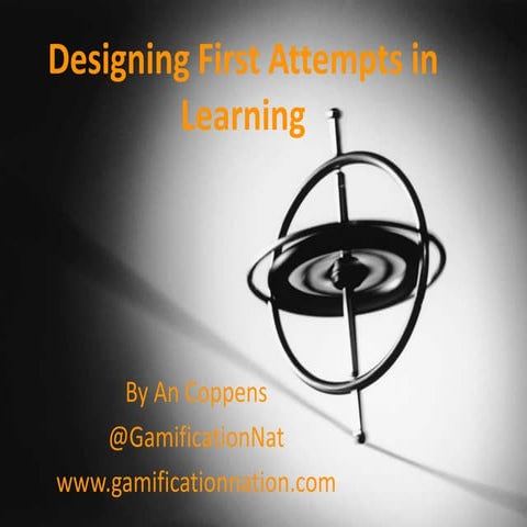 Designing for first attempts in learning