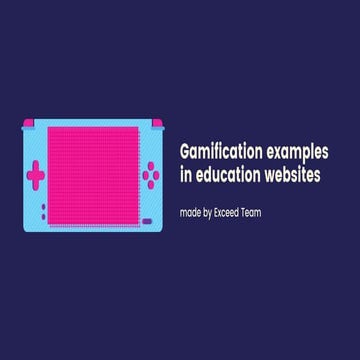 Gamification in education websites