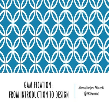 Gamification from introduction to design (part1)
