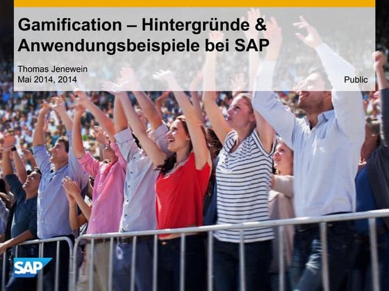 Gamification – Hintergründe & Andwendungsbeispiele bei SAP