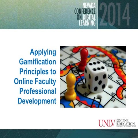 Applying Gamification Principles to Online Faculty Professional Development