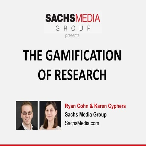 PR Genome Series: Gamification of Research
