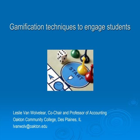 Gamification Techniques to Engage Students
