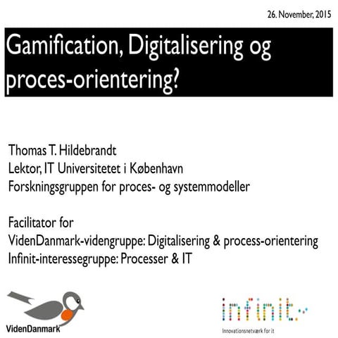 Gamification workshop   Thomas Hildebrandt