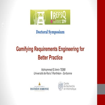 Gamifying Requirements Engineering for Better Practice,REFSQ19.pdf